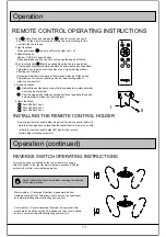 Предварительный просмотр 13 страницы Warehouse DL03P02 Use And Care Manual