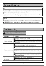 Предварительный просмотр 14 страницы Warehouse DL03P02 Use And Care Manual