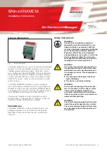 Preview for 1 page of WAREMA BAline KNXMCM Installation Instructions