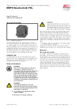 WAREMA EWFS Haustechnik FZL Operating And Installation Instructions preview