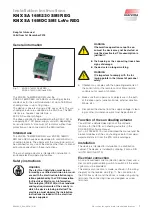 WAREMA KNX SA 16M230 SMI REG Installation Instructions Manual preview