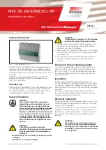 WAREMA KNX SA Series Installation Instructions preview