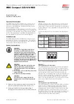 WAREMA MSE Compact 2 REG Operating And Installation Instructions preview