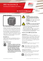 Preview for 1 page of WAREMA MSE Haustechnik ZL Operating And Installation Instructions