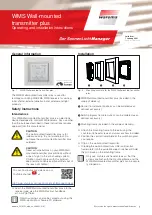 WAREMA WMS plus Operating And Installation Instructions предпросмотр