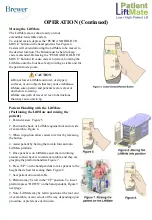 Preview for 9 page of warequip Brewer Patient LiftMate Installation & Operation Manual