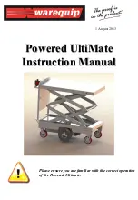 warequip P2GOUltiMate Instruction Manual preview