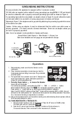 Preview for 3 page of Waring 040072000829 Operating Manual