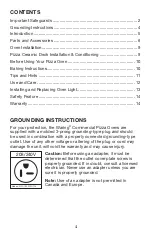 Preview for 4 page of Waring 040072030604 Instruction Book