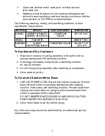 Preview for 5 page of Waring 6001C IB Instructions Manual