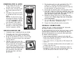 Предварительный просмотр 8 страницы Waring BB145 Series Instruction Manual