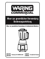 Preview for 5 page of Waring BB185PE User Manual