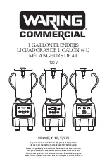 Waring CB15T Manual preview