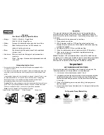 Предварительный просмотр 2 страницы Waring Commercial Blender Operation Manual