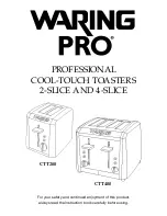 Preview for 1 page of Waring CTT200 User Manual