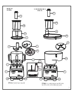 Предварительный просмотр 7 страницы Waring FP40 Operation Manual