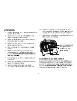 Предварительный просмотр 7 страницы Waring FS1000 User Manual