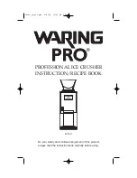 Waring IC70C Instructions Manual preview