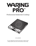 Preview for 1 page of Waring ICT100 Instruction Book