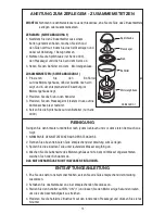 Предварительный просмотр 14 страницы Waring JC4000 Operating Manual