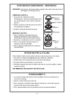 Preview for 21 page of Waring JC4000 Operating Manual