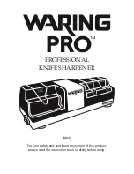 Preview for 1 page of Waring KS80 Instruction Book