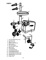 Предварительный просмотр 4 страницы Waring MG105 Instruction Book