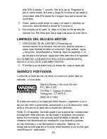 Preview for 22 page of Waring MMB145 Instruction Manual