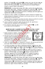 Preview for 29 page of Waring Mx series Operating Manual