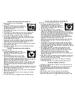 Preview for 3 page of Waring MX1100XTXl Operating Manual