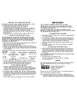 Preview for 4 page of Waring MX1100XTXl Operating Manual