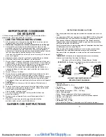 Предварительный просмотр 8 страницы Waring MX1200XTX Operating Manual