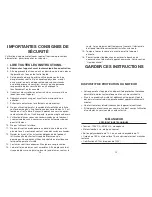 Предварительный просмотр 8 страницы Waring NuBlend BB180 Instruction Manual