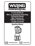 Preview for 1 page of Waring NuBlend BB180PK Operating Manual