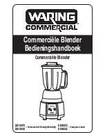 Preview for 9 page of Waring NuBlend BB180PK Operating Manual