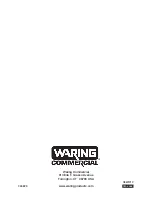 Preview for 28 page of Waring NuBlend BB180PK Operating Manual