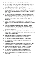 Предварительный просмотр 3 страницы Waring PRO ICT200 Quick Start Manual