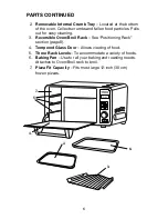 Preview for 6 page of Waring PRO TCO650 Owner'S Manual