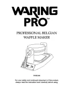 Предварительный просмотр 1 страницы Waring Pro WMK300 Instruction Book
