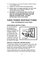 Preview for 3 page of Waring PROFESSIONAL BELGIAN IB08WR119 User Manual