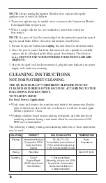 Preview for 6 page of Waring QUIK STIK PLUS WSB40E Manual