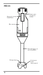 Preview for 16 page of Waring Quik Stik WSB33XE Operation Manual