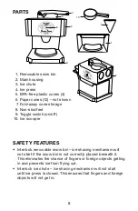 Предварительный просмотр 5 страницы Waring SCM100 Series Instruction Book