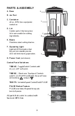 Предварительный просмотр 5 страницы Waring Torq 2.0 TBB145 Instructions Manual