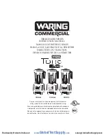 Предварительный просмотр 1 страницы Waring Torq 2.0 TBB145S6 Manual