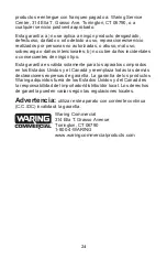 Preview for 24 page of Waring Torq 2.0 TBB160 Instructions Manual