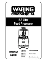 Waring VCM1000PE Instruction Manual preview