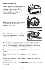 Preview for 31 page of Waring WCIC20 Instruction Book