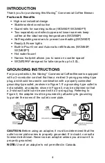 Preview for 4 page of Waring WCM50P Series Manual