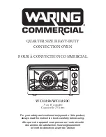 Preview for 1 page of Waring WCO250 User Manual